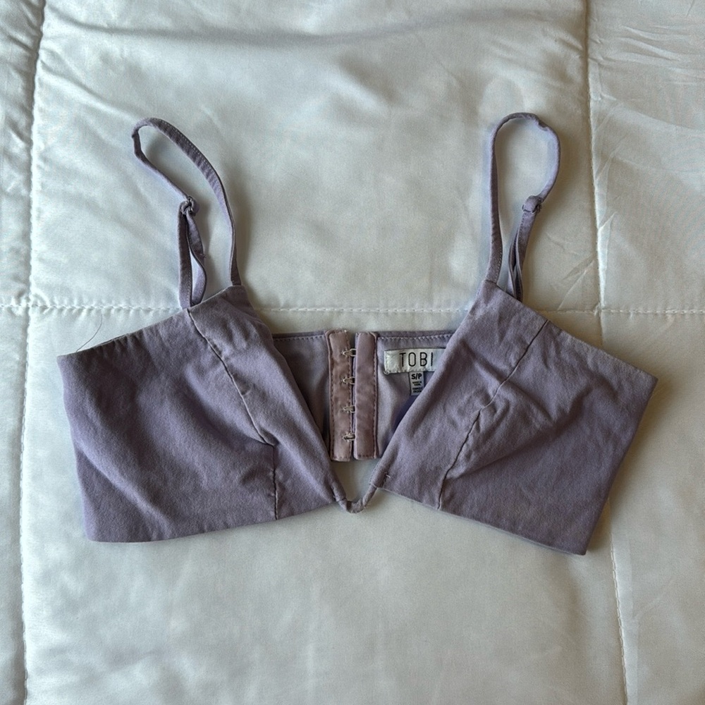 Purple Bra Top